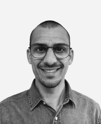 Portrait of Cyril Leblanc, developer, standing against a neutral background.